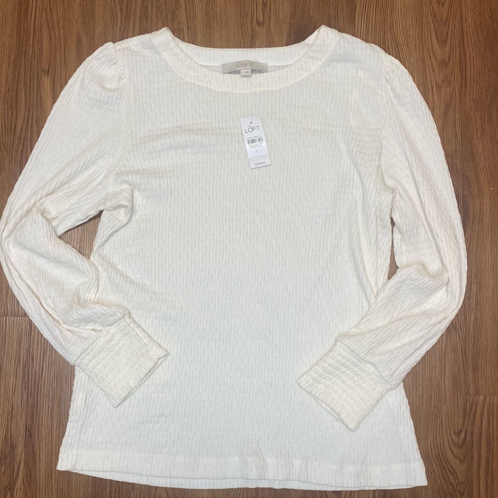 NWT Loft Long Sleeve top